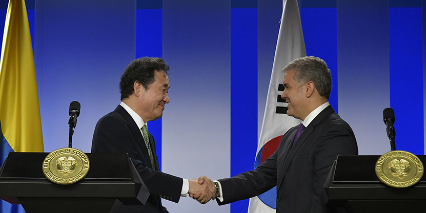 Corea del Sur y Colombia renuevan acuerdos de su TLC