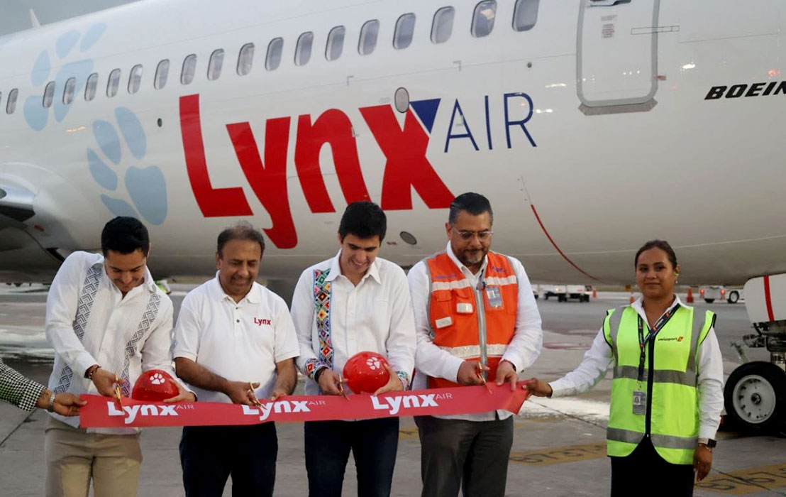 Lynx inaugura ruta Toronto-Cancún