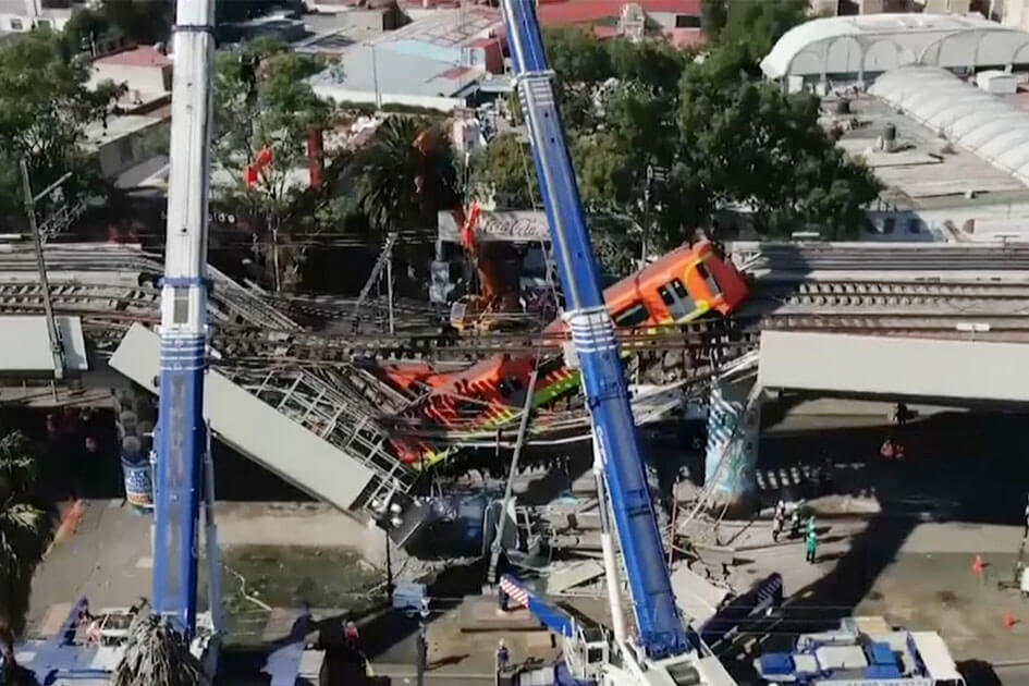 Fallas estructurales fueron la causa de la tragedia en la L12 del metro