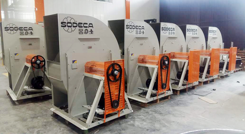 Ventiladores y extractores industriales