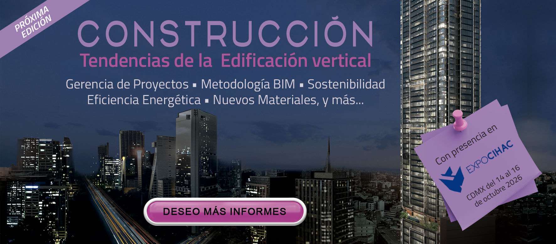 Proxima Edicion Construccion 2026