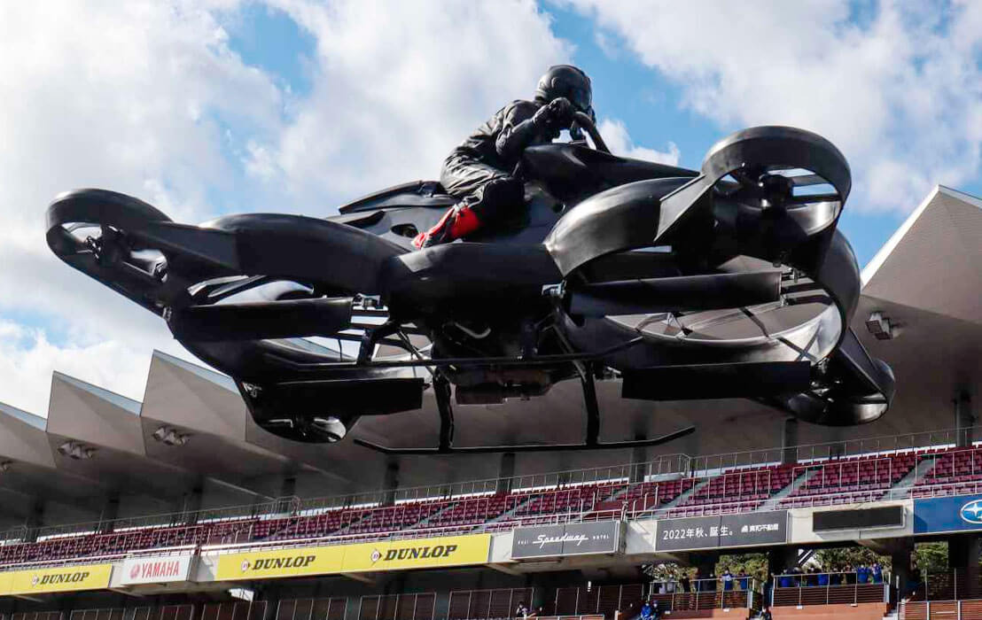 Motos voladoras son finalmente una realidad 